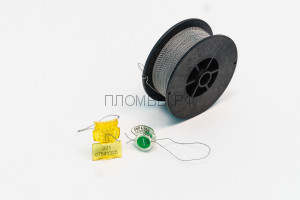 Проволока пломбировочная витая (спираль) металл+нейлон